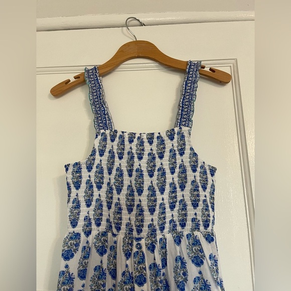 Playa Lucila smock border dress size small - Picture 3 of 7